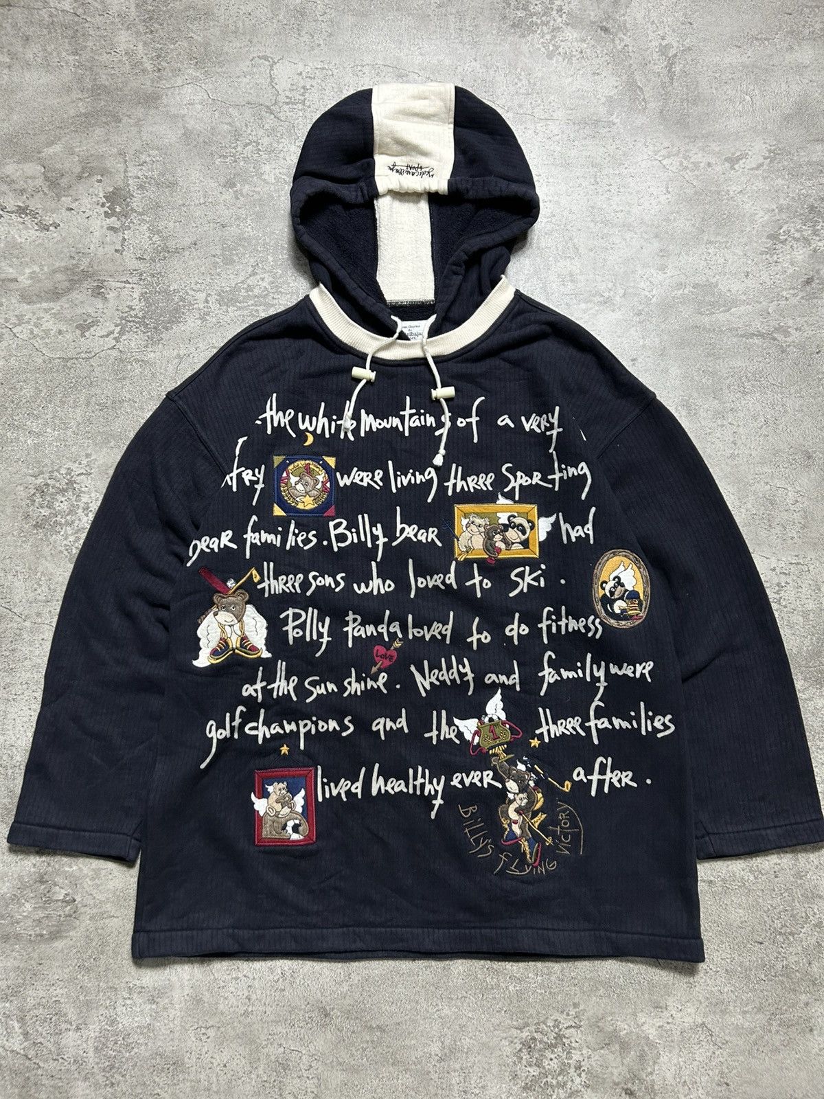 Jean Charles De Castelbajac Jean Charles De Castelbajac Sport Bear Embroidery Hoodie Size US XL / EU 56 / 4 - 1 Thumbnail