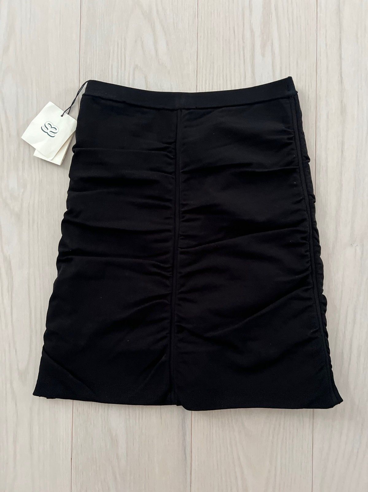 Sandro Sandro Knit Mini Skirt Black ( XS ) Size 26" / US 2 / IT 38 - 4 Thumbnail