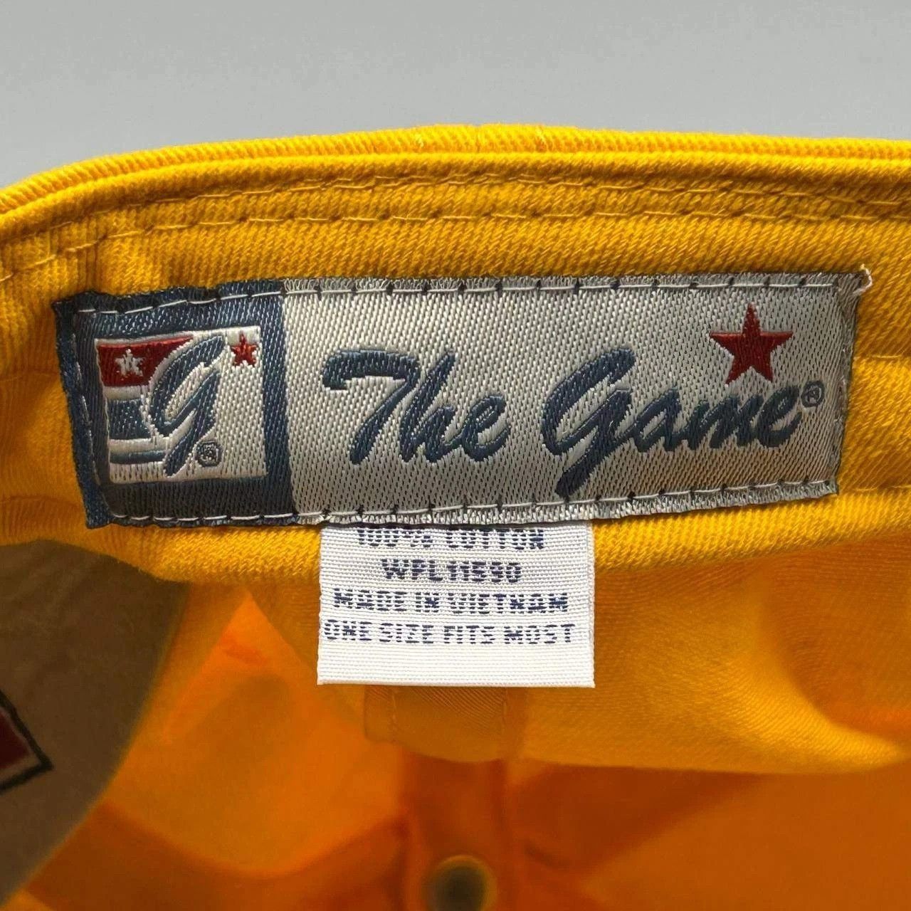 The Game Vintage UCLA Bruins Hat Men Yellow NCAA Strap Back Cotton Size ONE SIZE - 5 Thumbnail