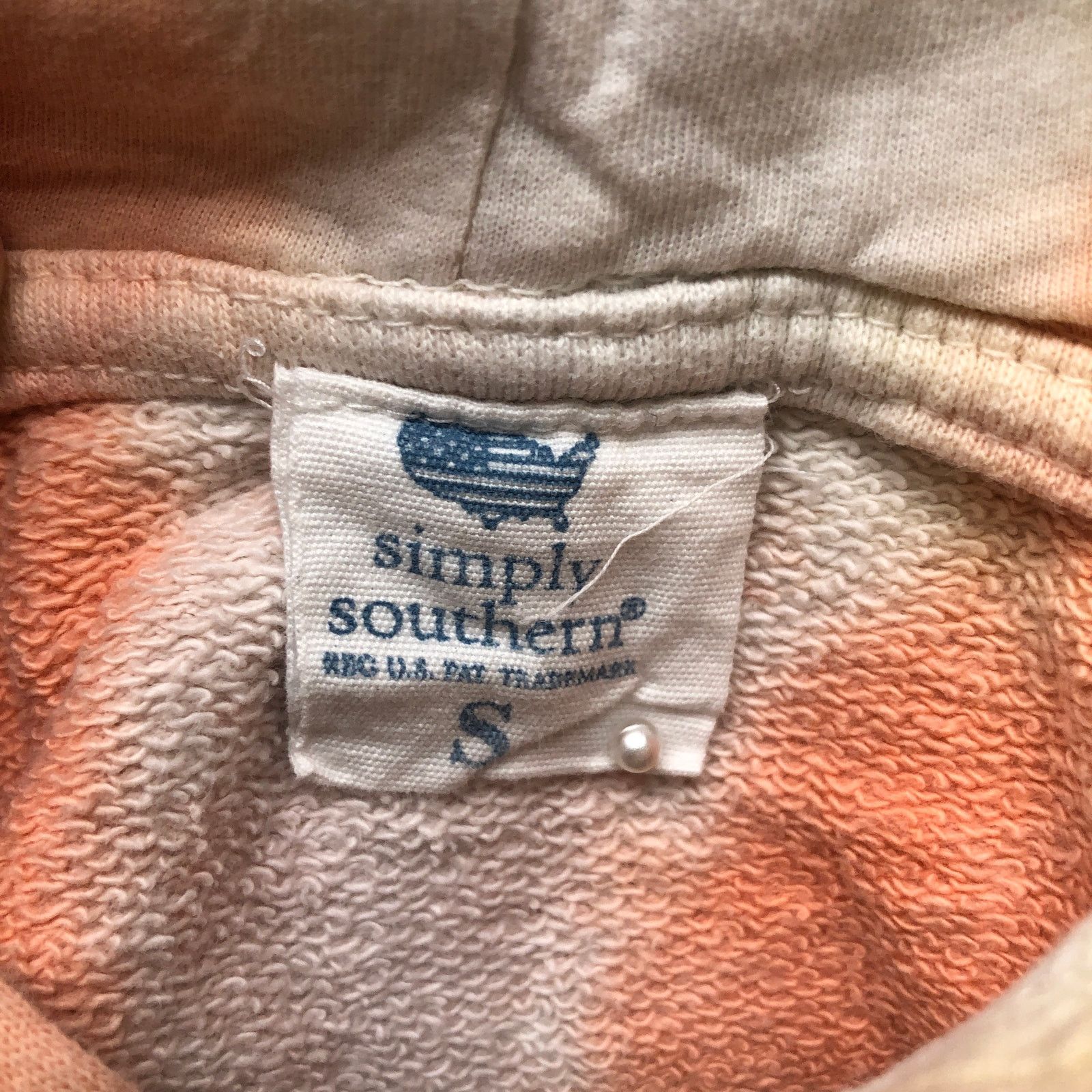 Other Simply Southern Hoodie Women Small Graphic Tie Dye Blue Pink Size S / US 4 / IT 40 - 4 Thumbnail