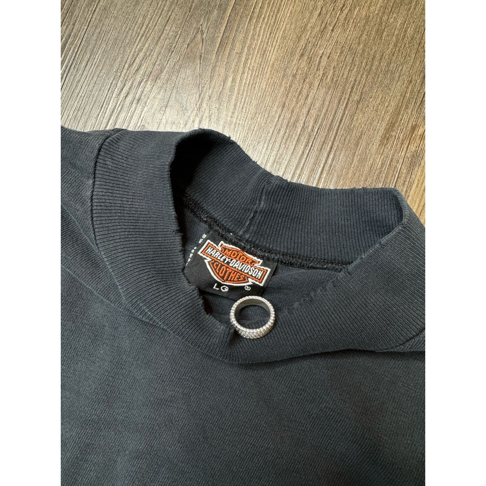 Harley Davidson VTG HARLEY ILLINOIS TEE SIZE LARGE Size US L / EU 52-54 / 3 - 5 Thumbnail