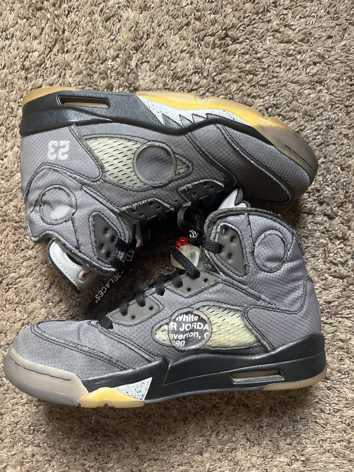 Jordan Brand × Off-White Jordan X Off White Muslim 5s Size US 9 / EU 42 - 3 Thumbnail
