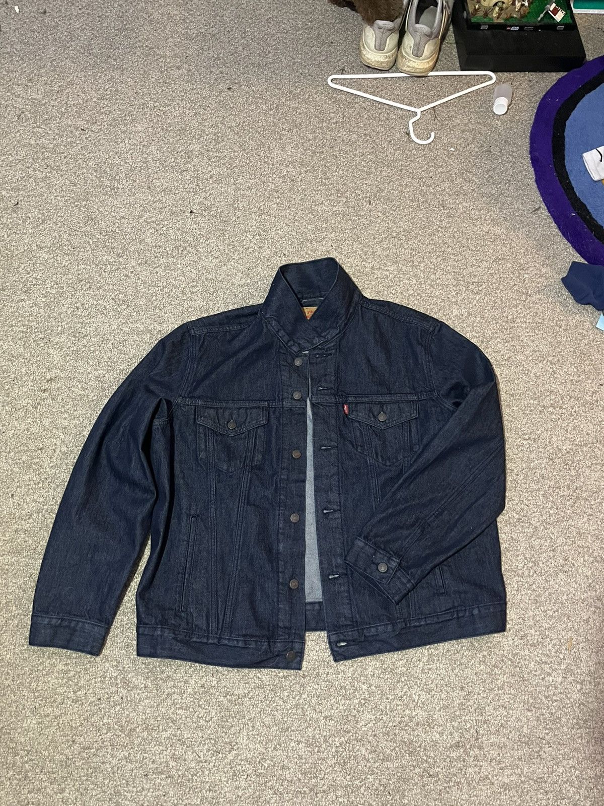 Levi's Levi’s Dark Wash Denim Jacket Size US XL / EU 56 / 4 - 1 Thumbnail