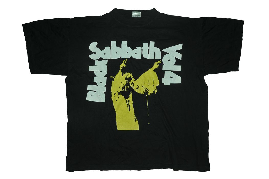 Black Sabbath T-Shirt Con Logo Originale, Top Quality Rock Apparel, Manica Corta