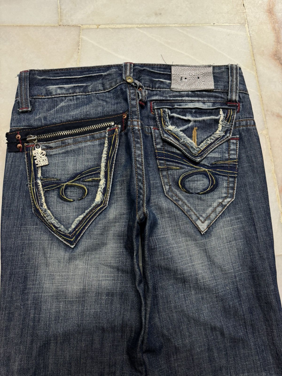 If Six Was Nine 💥BAGGY FLARE💥90's RED PEPPER BELL BOTTOM WHISKER LOW RISE Size US 28 / EU 44 - 18 Thumbnail