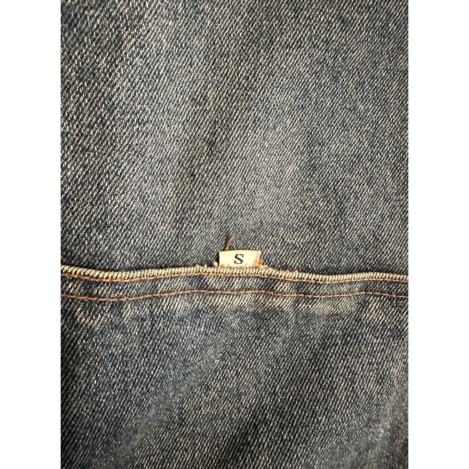Vintage VINTAGE KaOS 80s Denim Button Up Jacket Women’s Small Sherpa Size S / US 4 / IT 40 - 5 Thumbnail