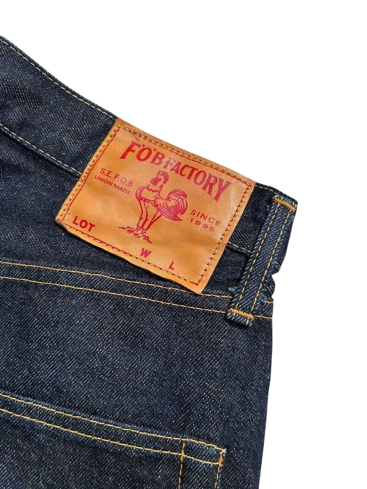 Japanese Brand × Kapital × Vintage FOB FACTORY SELVEDGE Japanese Short Denim Jeans Size US 29 - 4 Thumbnail