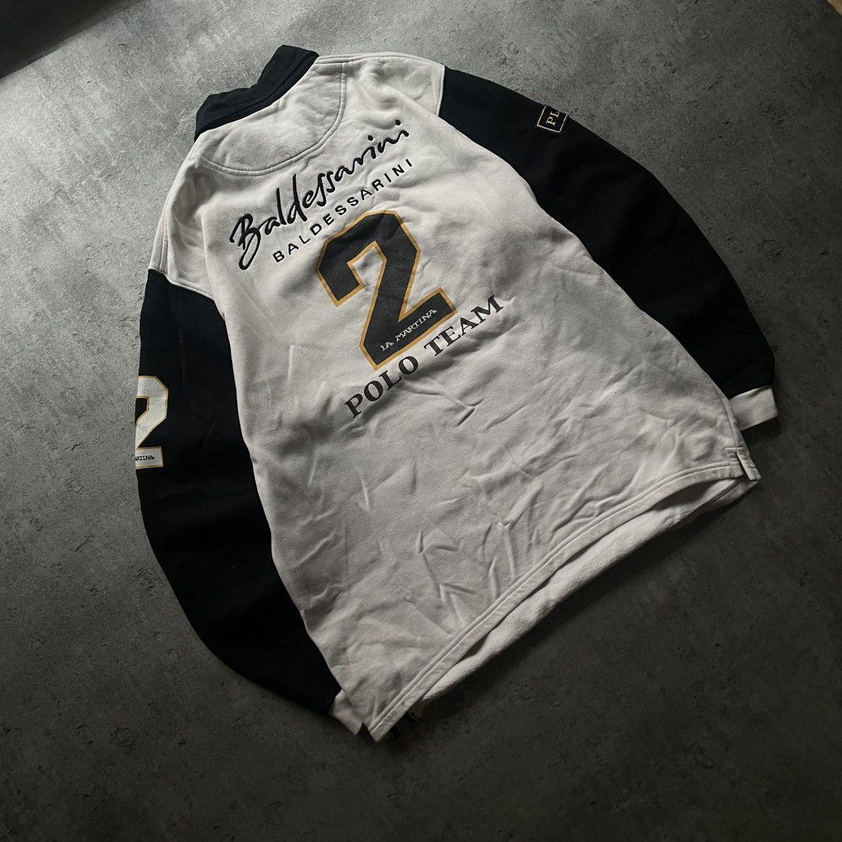 Vintage La Martina Baldessarini #2 Polo Team Rugby Polo