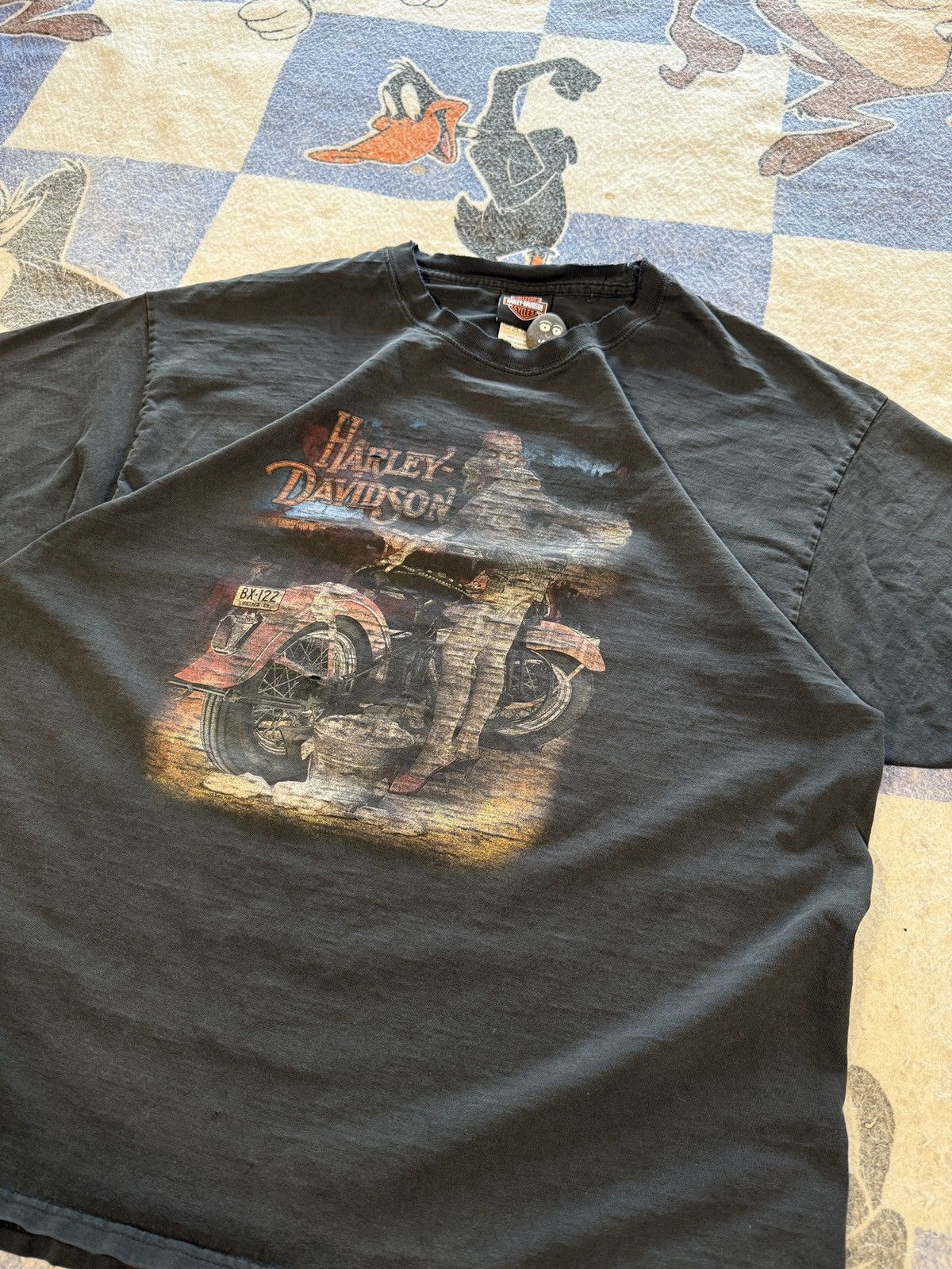Harley Davidson Vintage thrashed Harley tee Size US XXL / EU 58 / 5 - 2 Thumbnail
