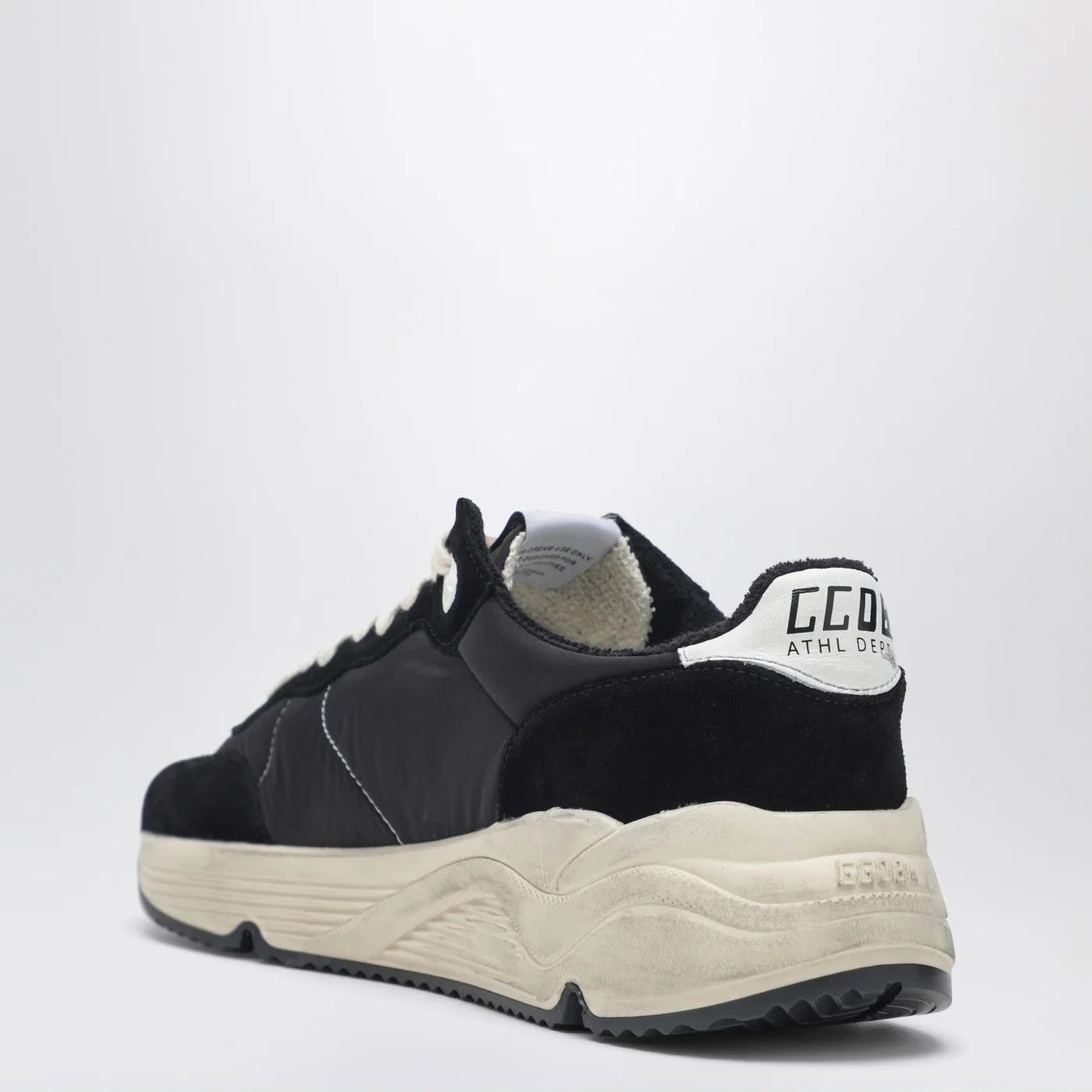 Golden Goose o1d2blof0426 Running Sole Sneakers in Black/White Size US 8 / EU 41 - 4 Thumbnail