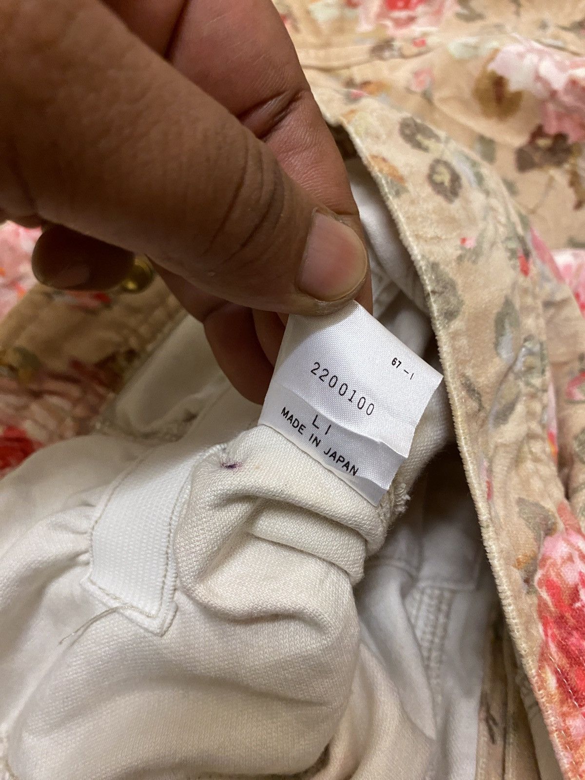 Japanese Brand Typhoon By Nobuo Ikeda Floral Jacket Size M / US 6-8 / IT 42-44 - 8 Thumbnail