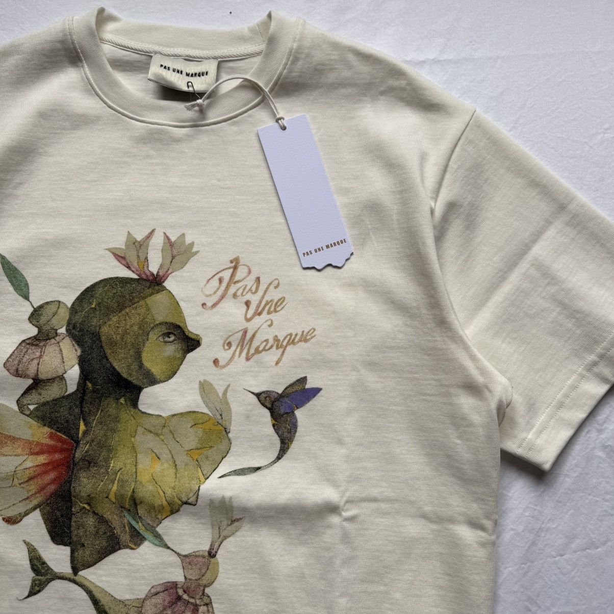 Other Pas Une Marque Graphic Tee Cream Brand New Medium M Size US M / EU 48-50 / 2 - 3 Thumbnail