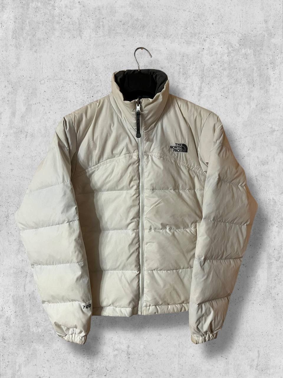 The North Face 700 WHITE goose down puffer jacket vintage