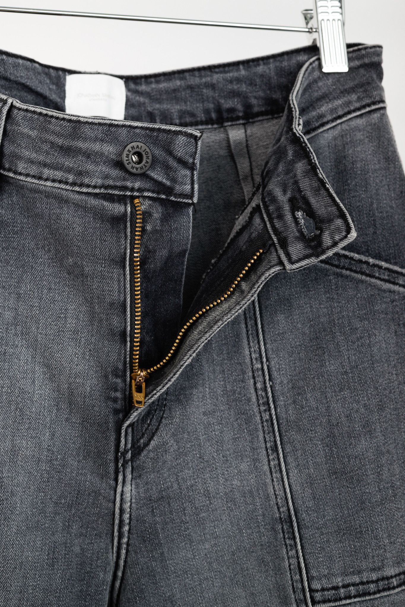 Jonathan Simkhai Jonathan Simkhai Wiley Medium Pebble Denim Joggers Size 28" / US 6 / IT 42 - 9 Thumbnail