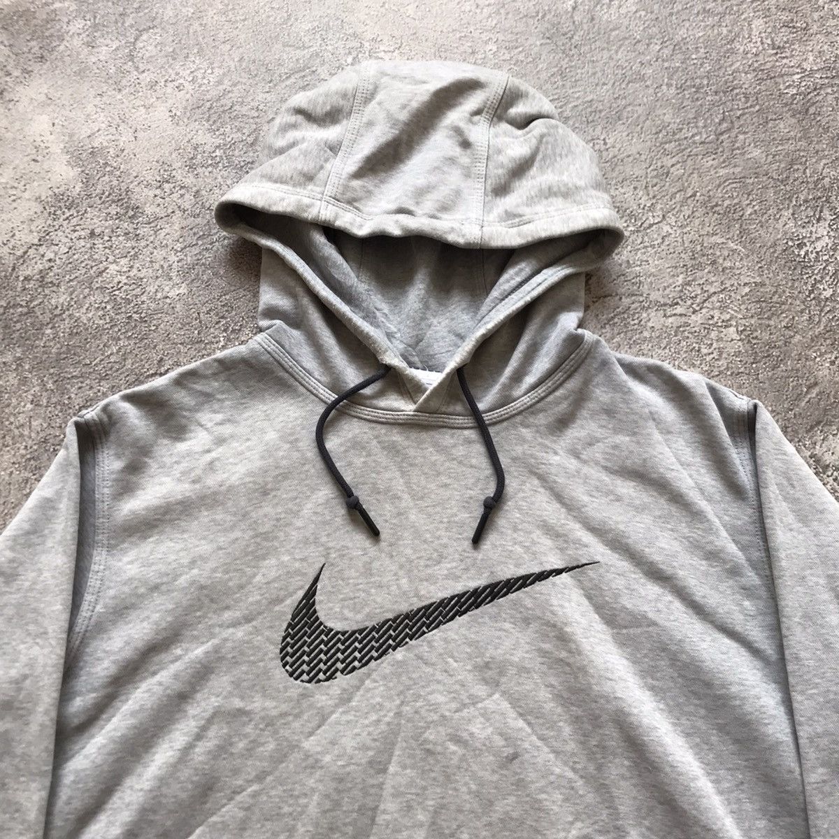 Vintage Vintage Nike Washed Grey Hoodie Swoosh Streetwear 90s XL Size US XL / EU 56 / 4 - 2 Thumbnail