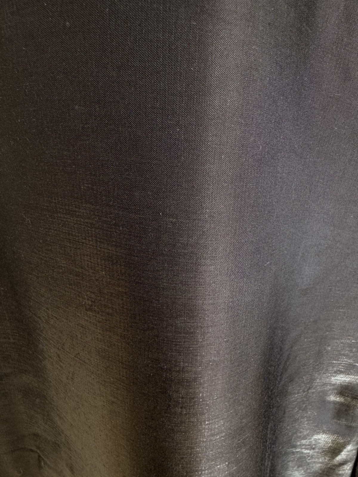 Vintage Fiesta jet black sheen shimmer iridescent maxi long A-line Size 30" / US 8 / IT 44 - 4 Thumbnail