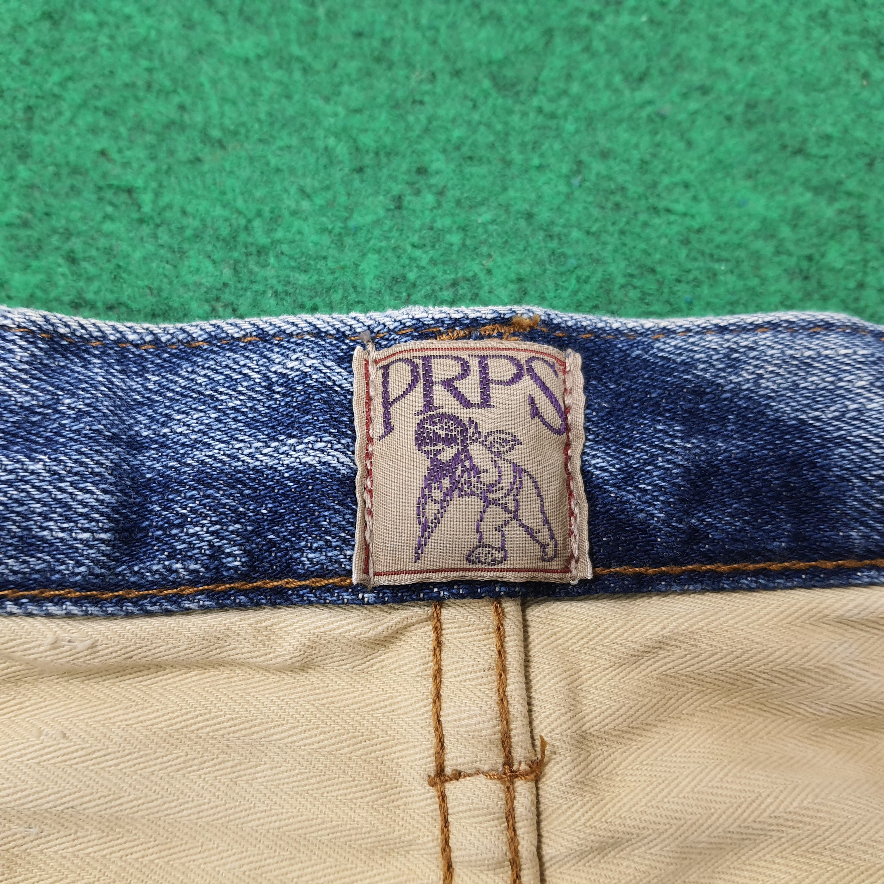 Prps Vintage PRPS Selvedge Camo Pocket Distressed Jeans C297N16 Size US 31 - 9 Thumbnail
