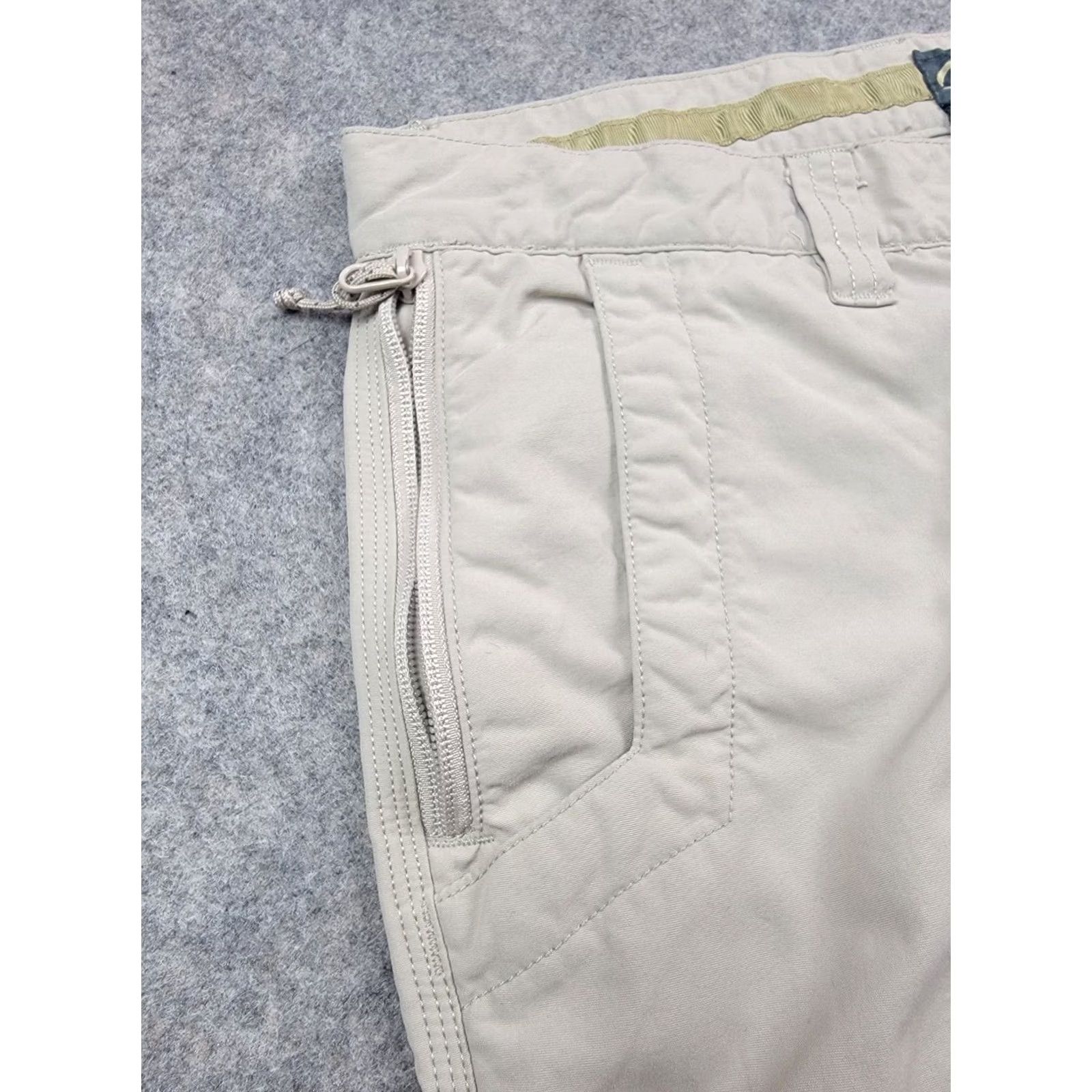 Mountain Khakis Mountain Khakis Snake River Pant Mens 36x29 Tan Beige Nylon Cargo Pockets Regular Straight Front Belt Loop Casual Outdoor Hiking Camping Pants Size US 36 / EU 52 - 2 Thumbnail