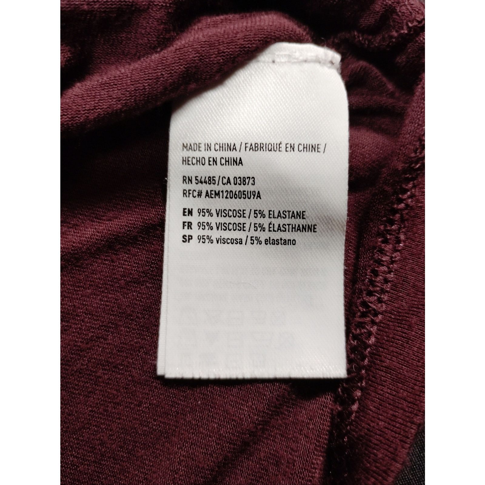 American Eagle Outfitters American Eagle Outfitters Mauve V-Neck With Strappy Sleeves Size S / US 4 / IT 40 - 3 Thumbnail
