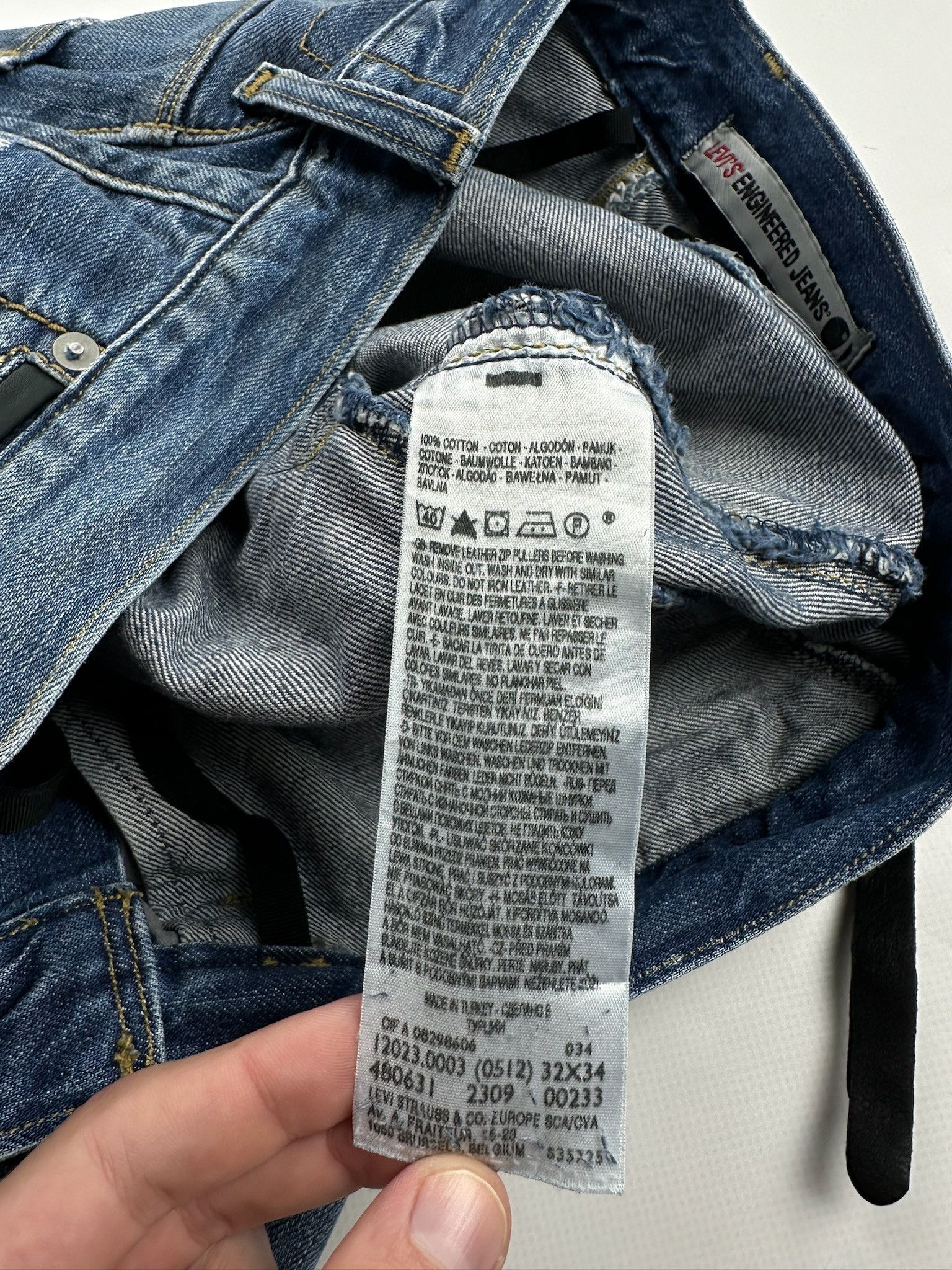 Levi's Levis Engineered Jeans side zip rare Size US 32 / EU 48 - 7 Thumbnail