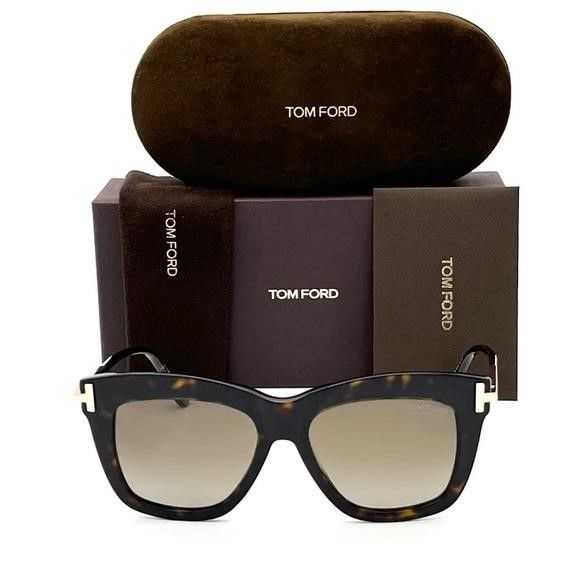 Tom Ford Tom Ford DASHA FT0822 52H Dark Havana / Brown Polarized 52m Size ONE SIZE - 2 Thumbnail