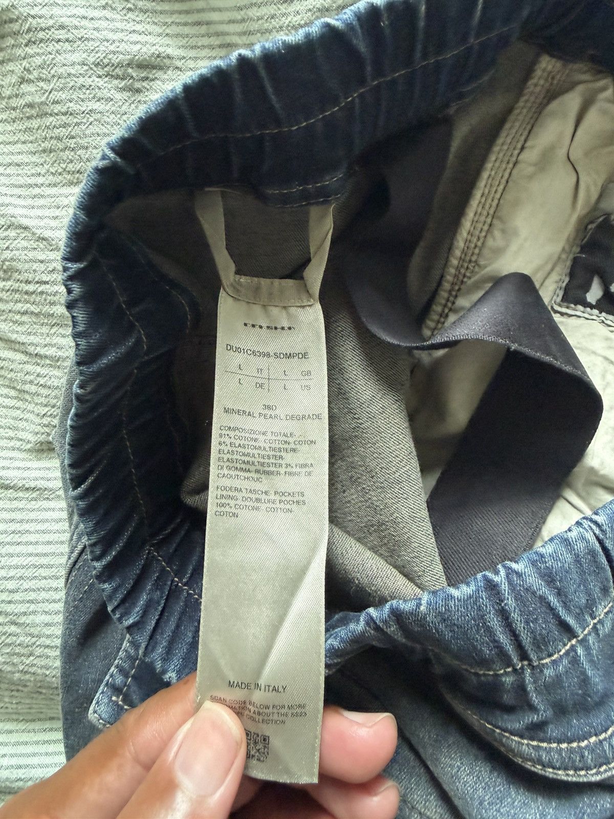 Rick Owens Drkshdw Rick Owens Drkshdw Mineral Pearl Cargo Jumbo Belas Degrade L Size US 34 / EU 50 - 12 Thumbnail