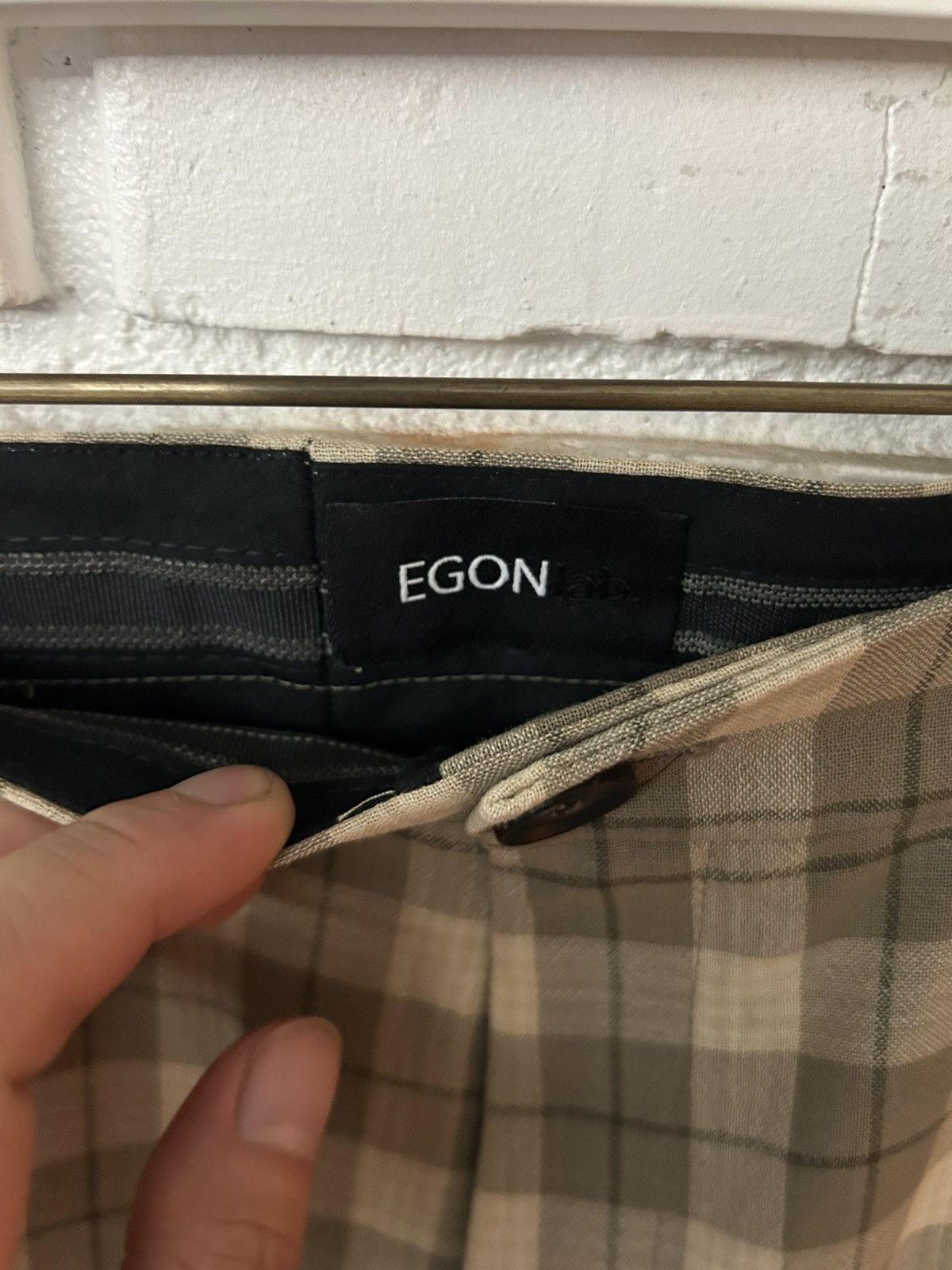 Other EGONlab Checkered Trousers (sz50) Size US 34 / EU 50 - 3 Thumbnail