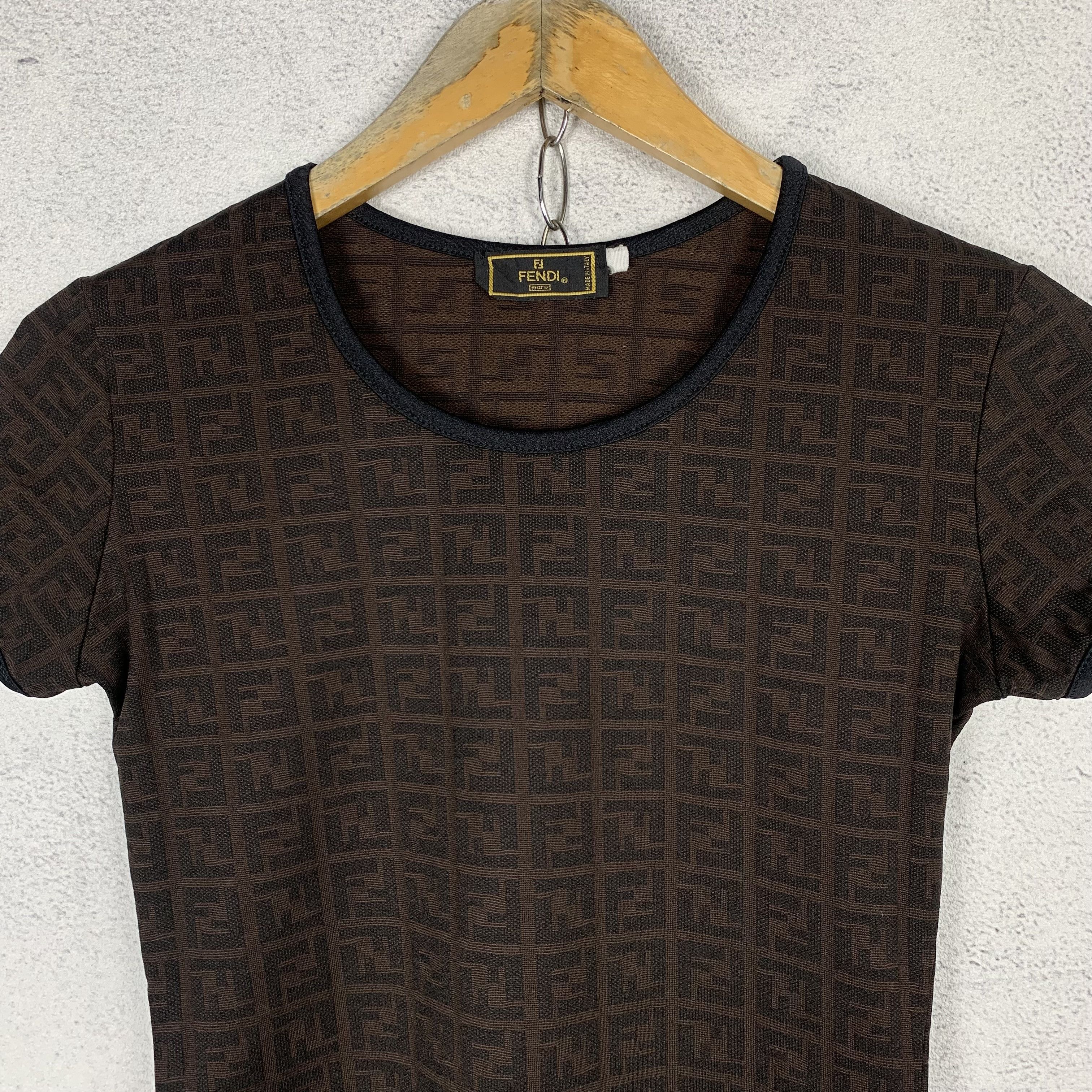 Fendi Vintage Fendi Monogram Top Size 42 Size M / US 6-8 / IT 42-44 - 2 Thumbnail