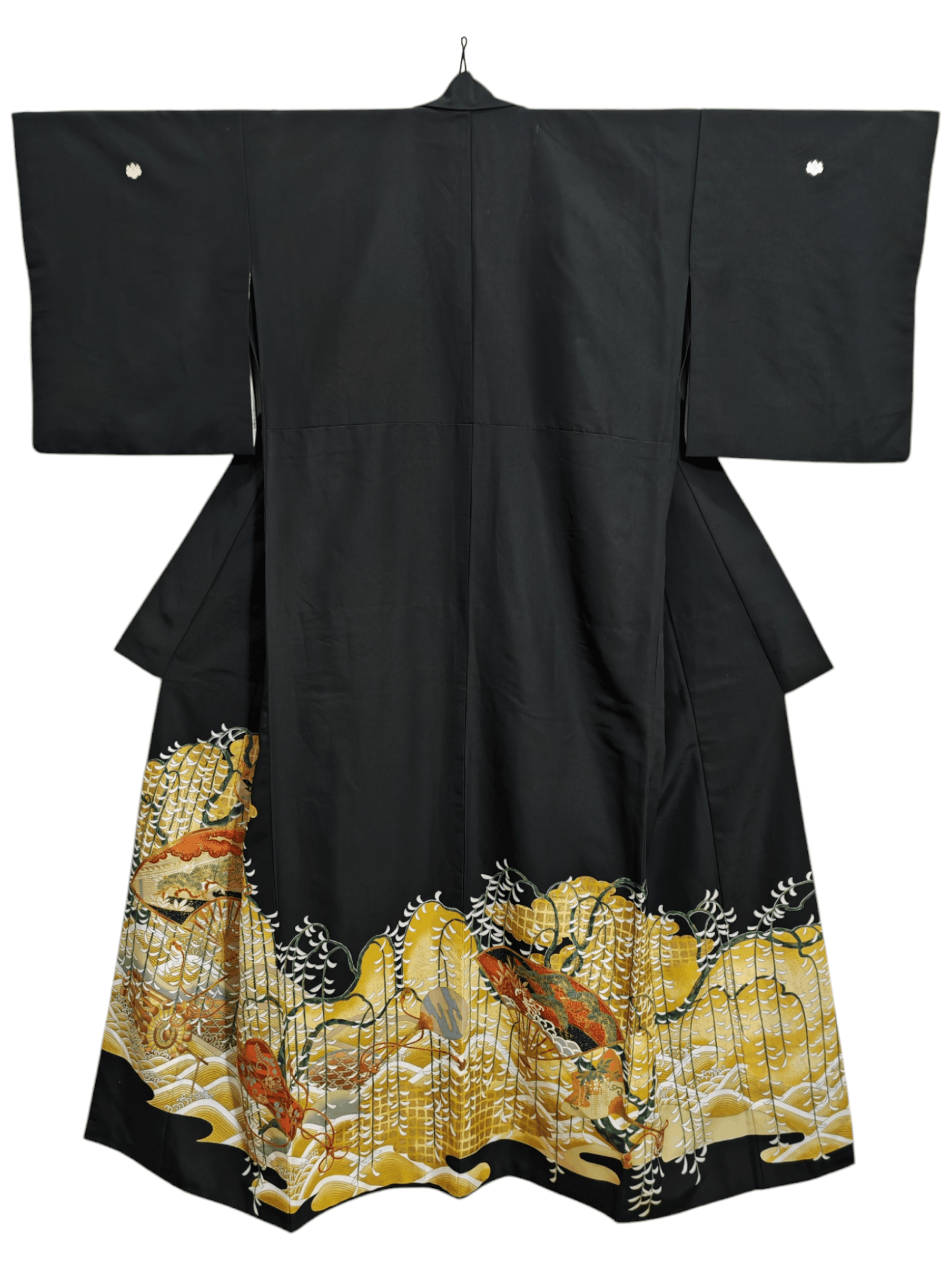 Japanese Brand × Vintage Vintage Japanese Tomesode Kimono Robe Kimono Dress Size US L / EU 52-54 / 3 - 1 Thumbnail