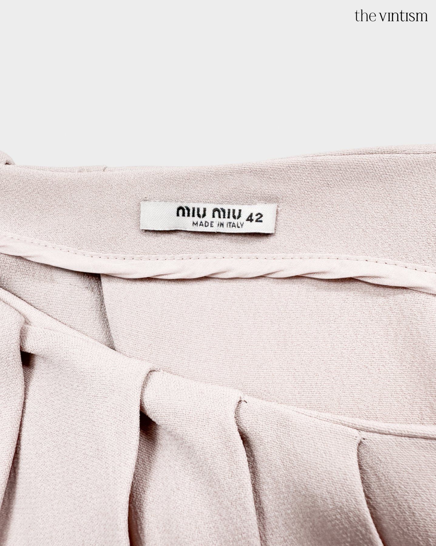 Miu Miu Miu Miu Archival Blush Pink Dress Acetate/Viscose IT 42 Size M / US 6-8 / IT 42-44 - 7 Thumbnail