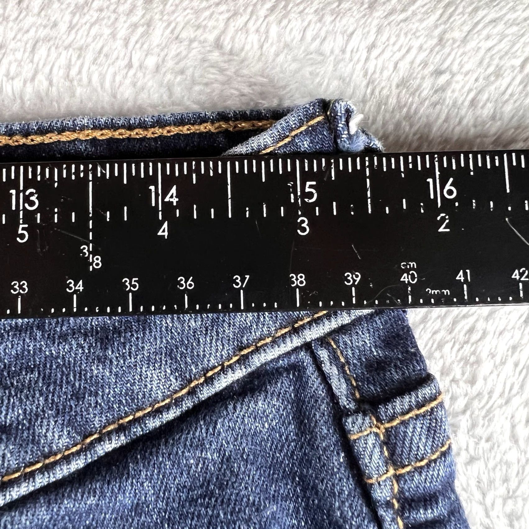 Levi's Levi's 514 Jeans Mens 34x36 Blue Dark Wash Denim Straight Regular 5-Pocket Logo USA Jeans Size US 34 / EU 50 - 4 Thumbnail
