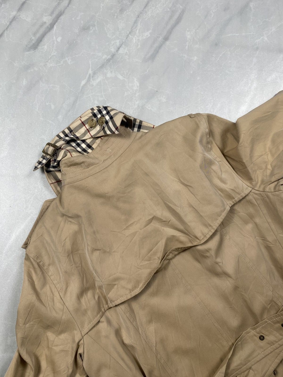 Burberry Vintage Burberry London Nova Check Light Trench Coat Size US M / EU 48-50 / 2 - 17 Thumbnail