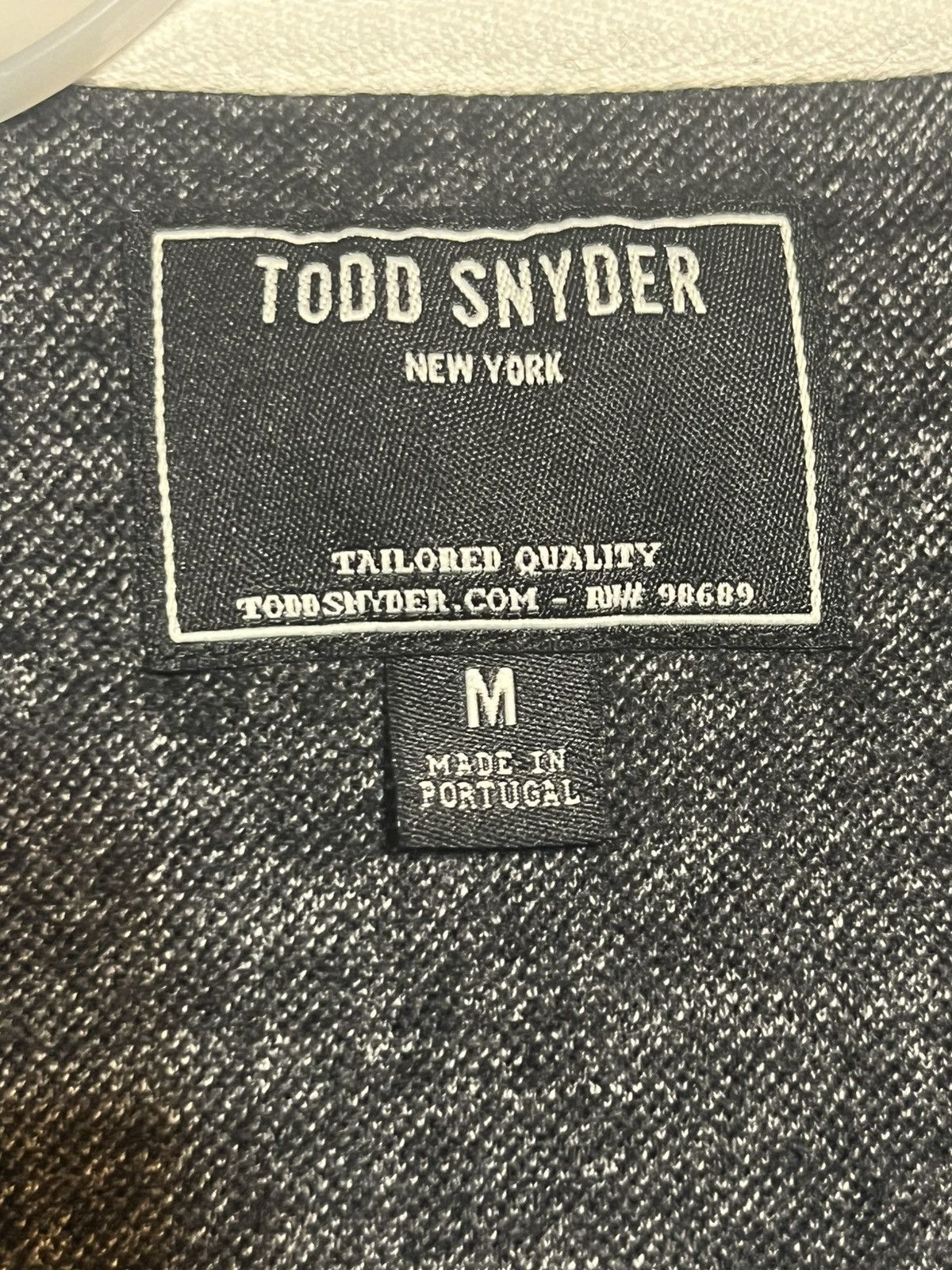 Todd Snyder Todd Snyder Chalk Stripe Track Jacket Charcoal Medium Size US M / EU 48-50 / 2 - 8 Thumbnail