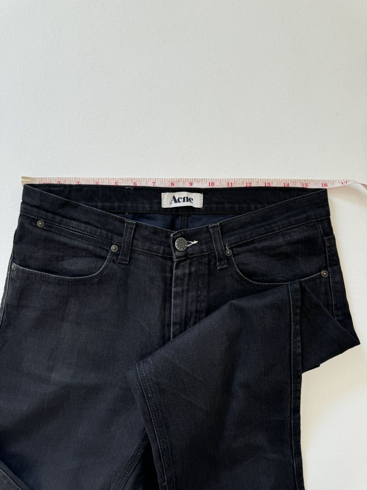 Acne Studios Acne Studios Black Denim Pants Size US 32 / EU 48 - 11 Thumbnail