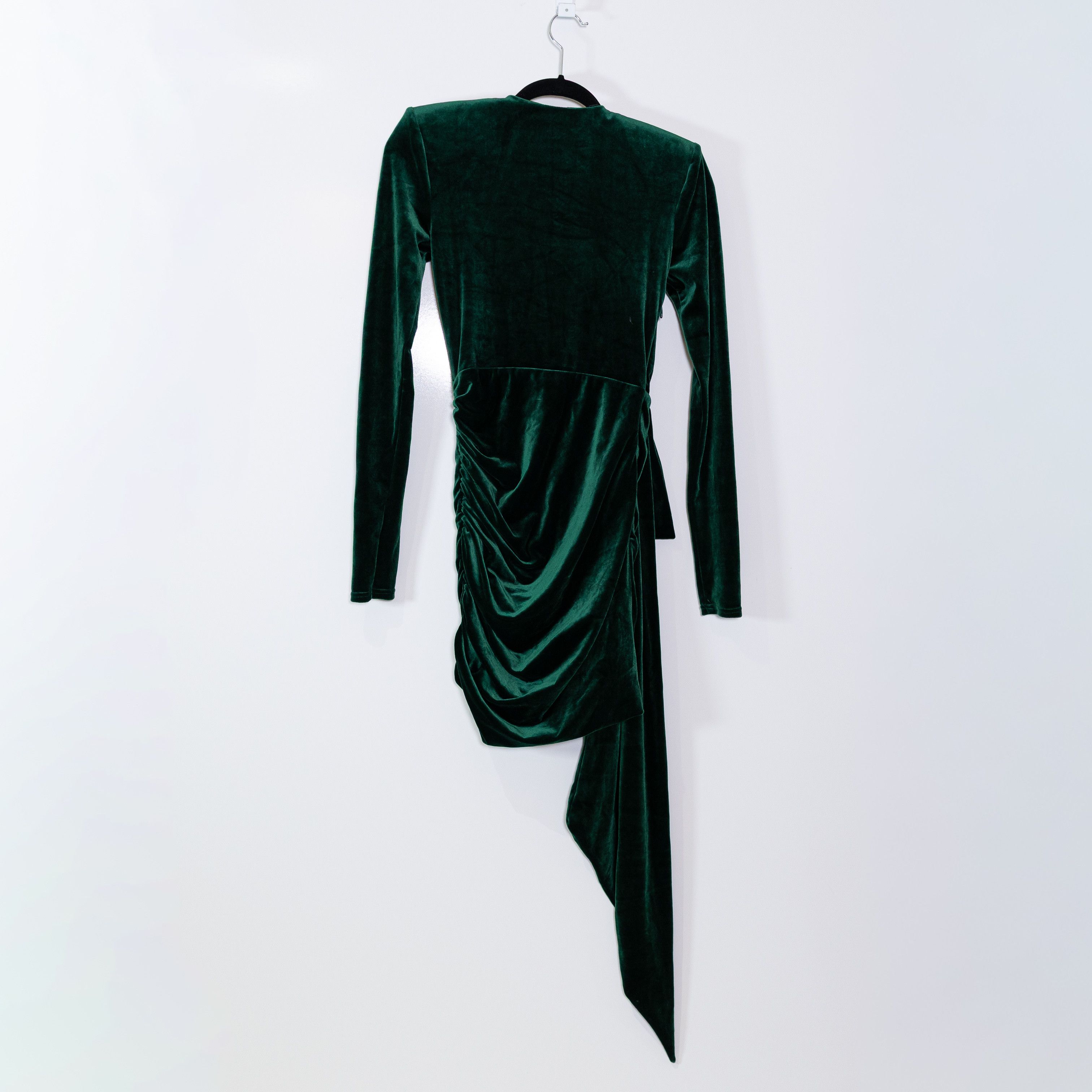 Akira Akira Velvet Velour Draped Ruched Long Size S / US 4 / IT 40 - 4 Thumbnail