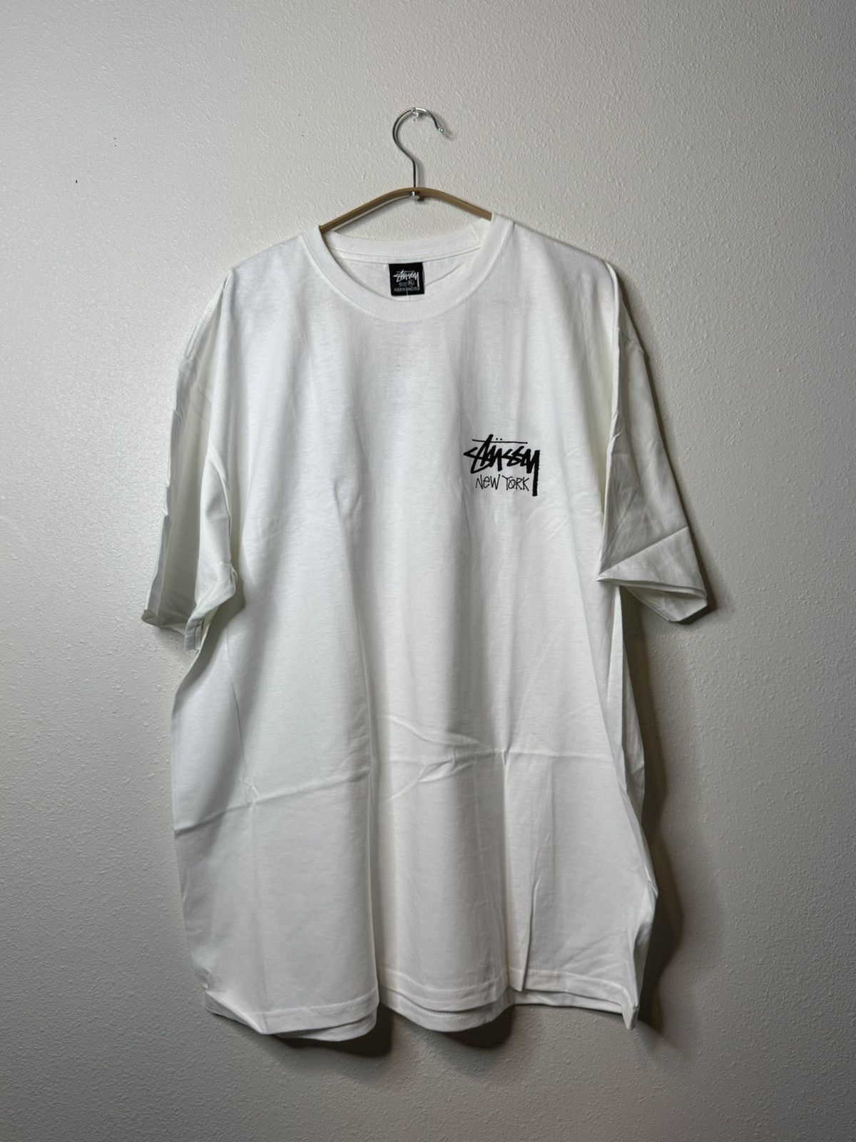 Stussy Stussy Basic Stock New York Tee New With Tags SHIPS FAST Size US XL / EU 56 / 4 - 1 Thumbnail