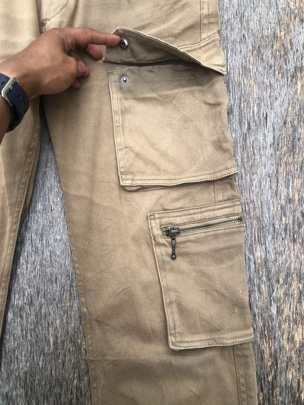 Japanese Brand × Vintage Vintage Japanese Cargo Pants 9 Pocket Tactical Cargo Size US 30 / EU 46 - 4 Thumbnail