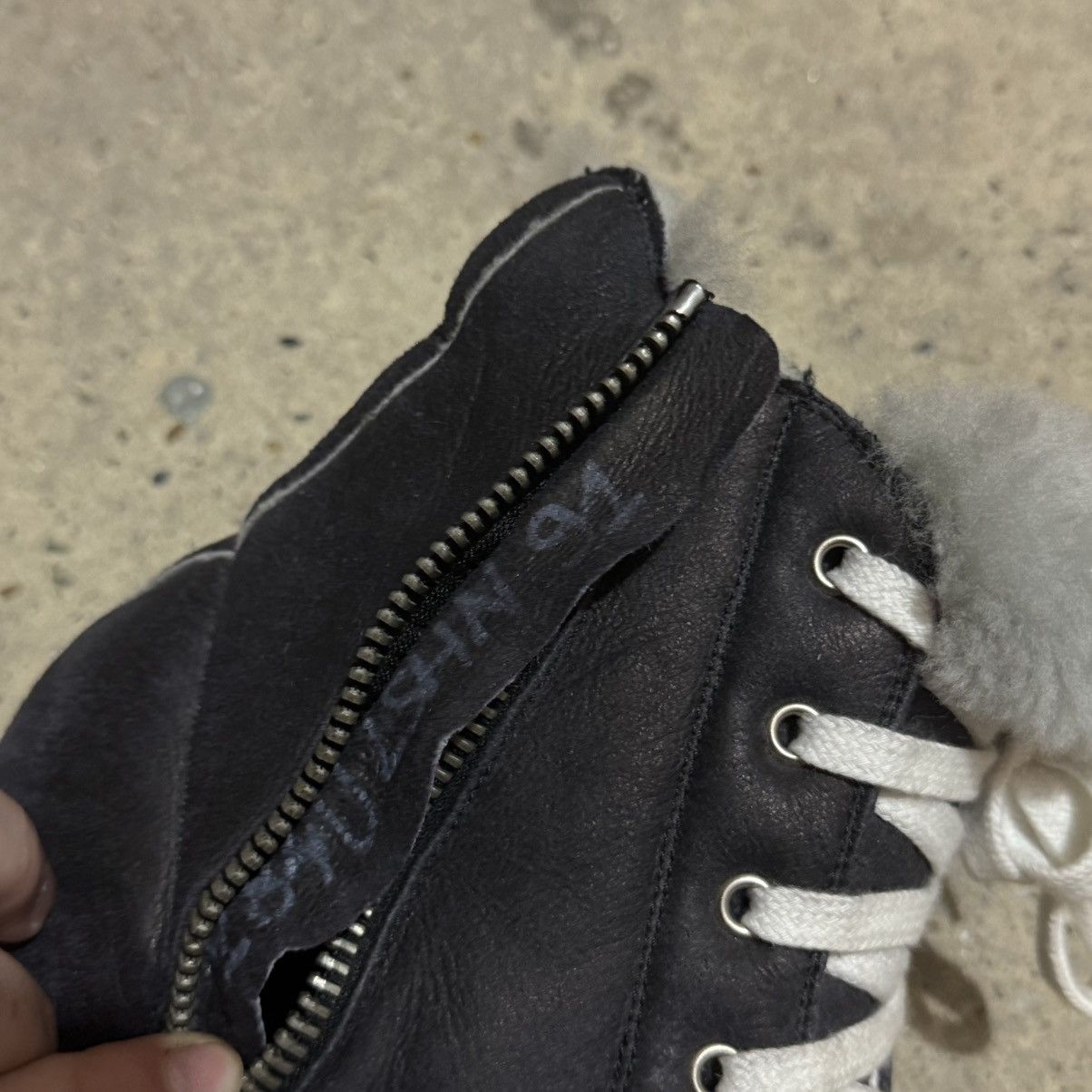 Rick Owens F/w 13? Rick owens sample fur ramones Size US 9 / EU 42 - 14 Thumbnail
