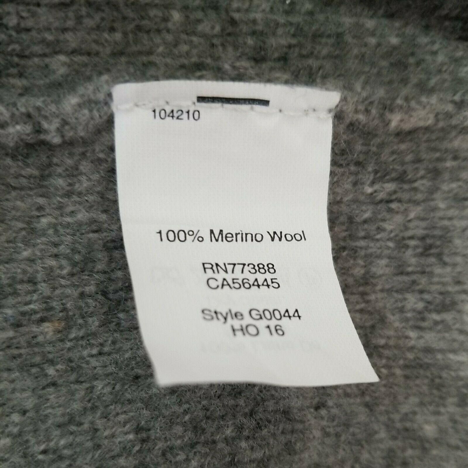 Madewell Madewell S Cropped Boxy Sweater Gray Merino Wool Corset Lace Size S / US 4 / IT 40 - 6 Thumbnail