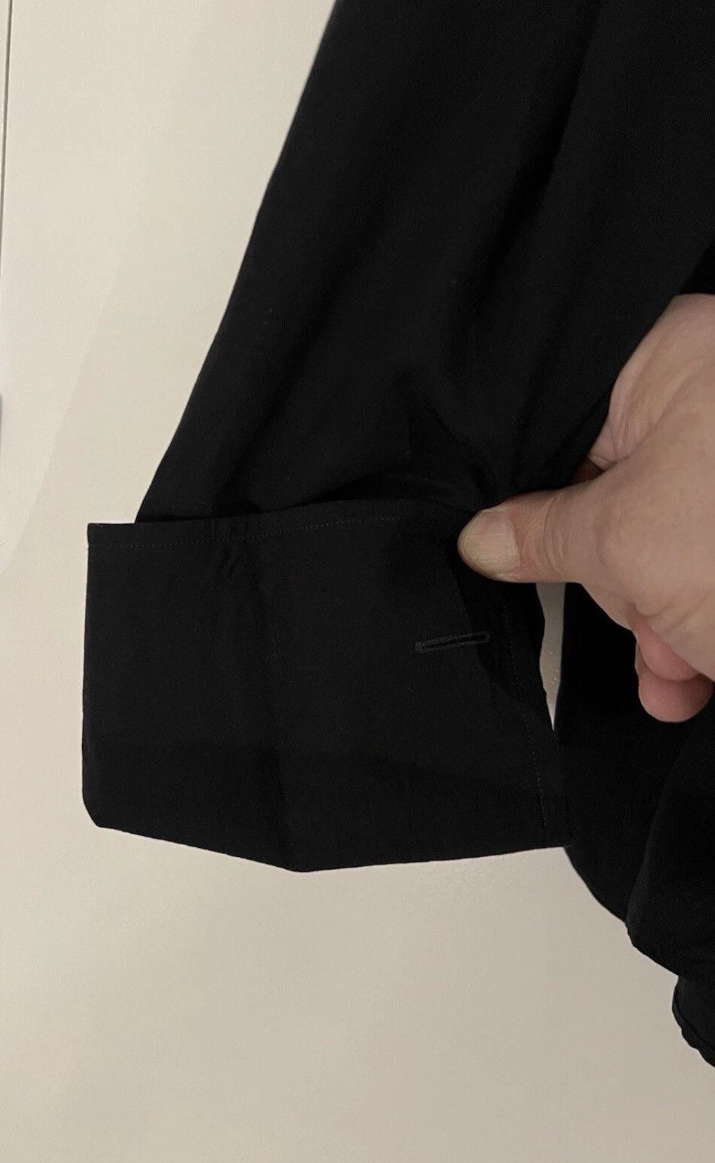 Tom Ford TOM FORD Black Dress tuxedo Shirt 17/5 44 Silk Lyocell Size US L / EU 52-54 / 3 - 15 Thumbnail