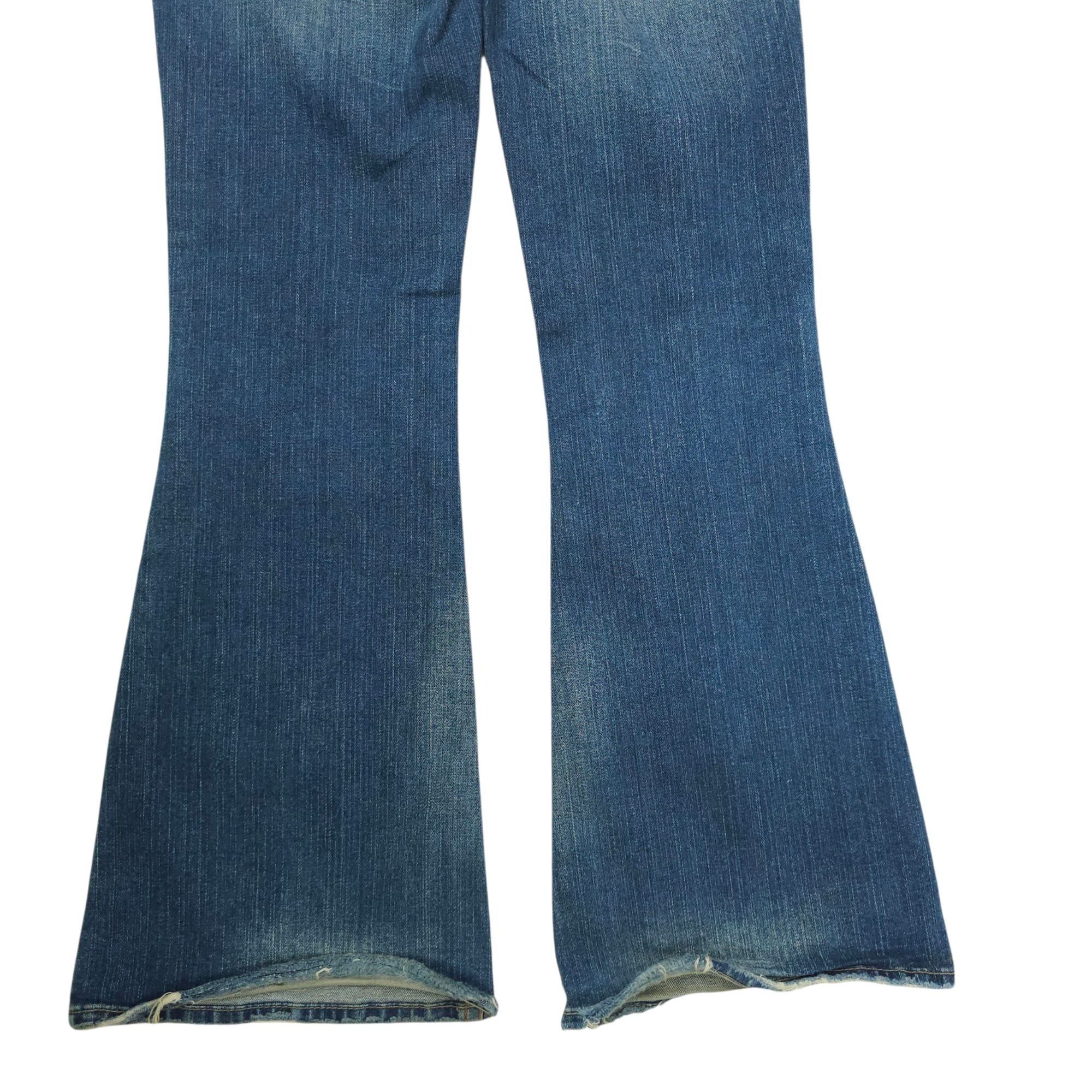 Silver Jeans Co. Silver Jeans Tuesday Flare Denim READ Womens 30x30.5 Low Ris Size 31" - 13 Thumbnail