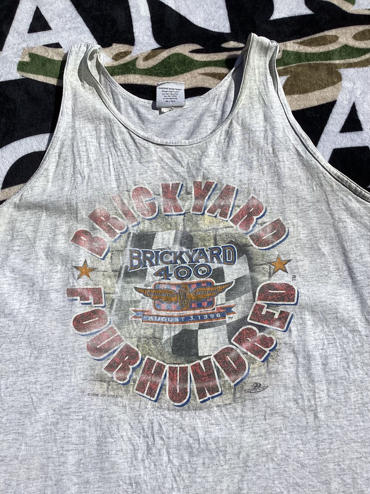 NASCAR 96 NASCAR brickyard 400 Indianapolis motor Speedway tank top Size US XL / EU 56 / 4 - 2 Thumbnail