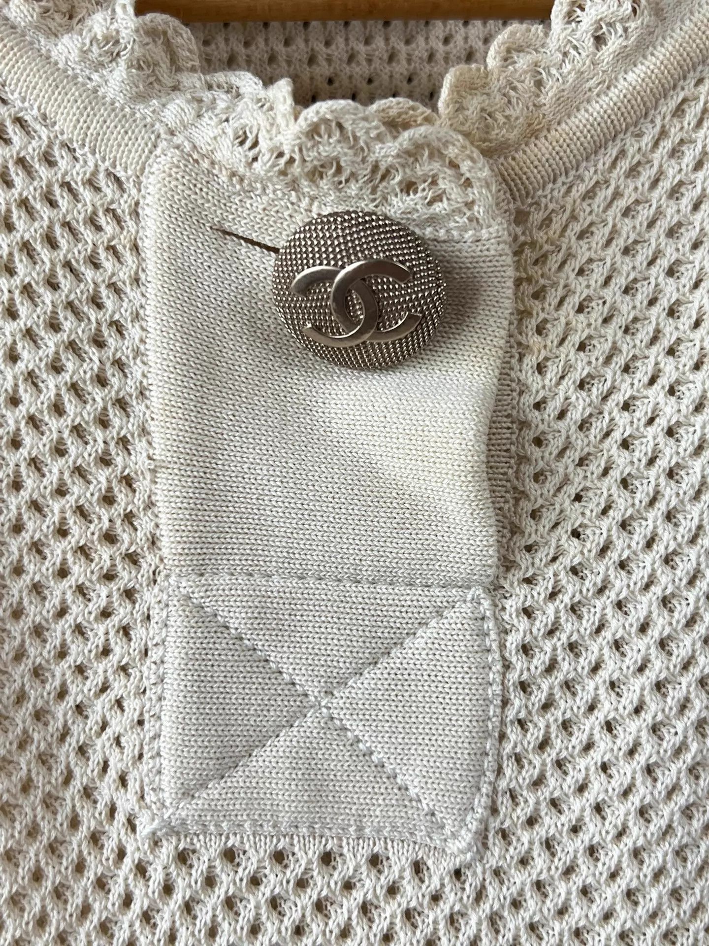 Chanel CHANEL Sleeveless Knit Dress Waist Pleated 34 IT Size XS / US 0-2 / IT 36-38 - 5 Thumbnail