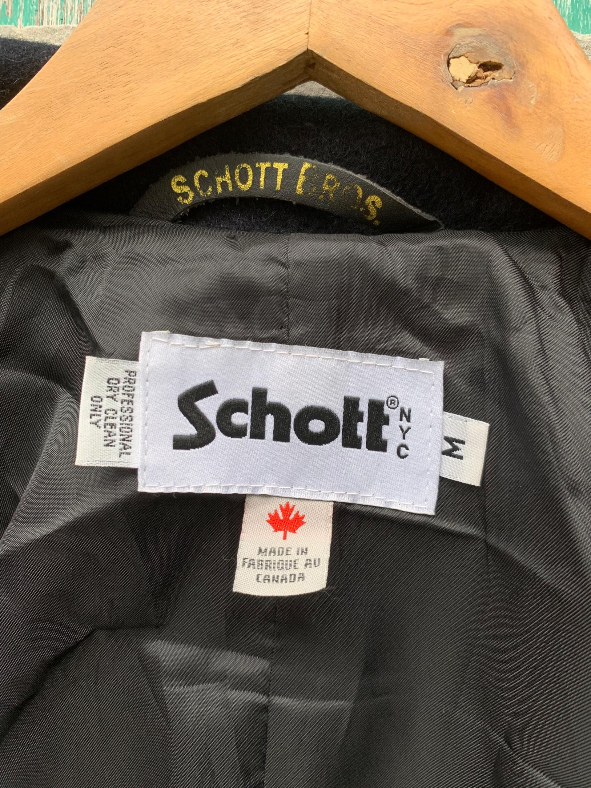 Schott Vintage Schott Bros Canada Black Button Jacket Size US M / EU 48-50 / 2 - 7 Thumbnail