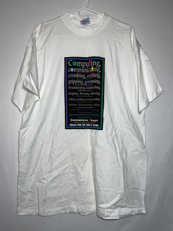 All Sport VTG Occupation Therapy T-shirt Skills for the Job of Living Size US XL / EU 56 / 4 - 2 Thumbnail