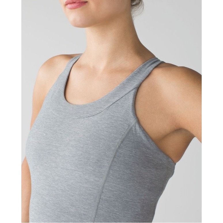 Lululemon Lululemon Enhearten Tank Size 6Heathered Battleship / Battle Size M / US 6-8 / IT 42-44 - 7 Thumbnail