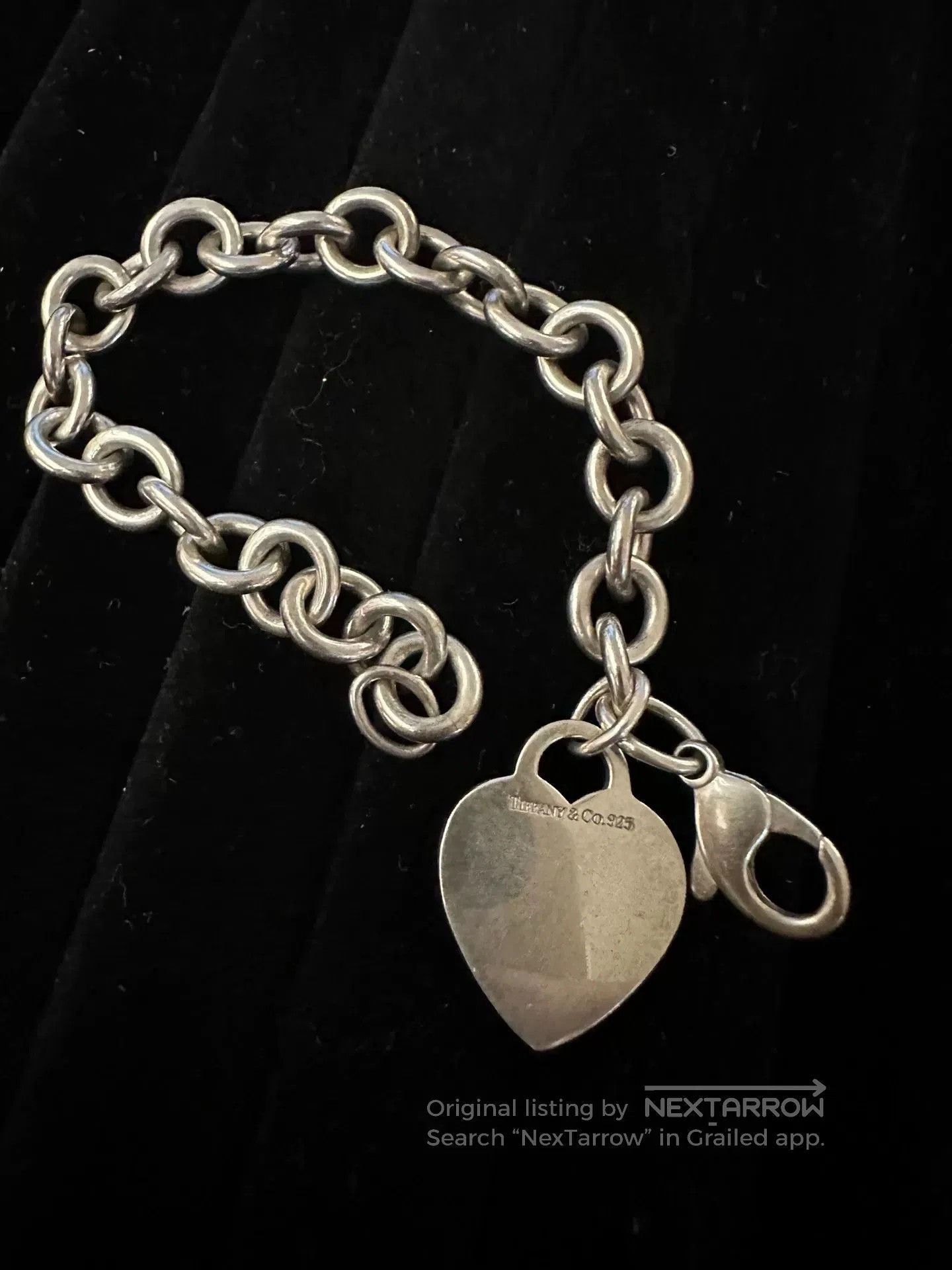 Tiffany & Co. Tiffany Heart 925 Silver Bracelet. Size ONE SIZE - 1 Thumbnail
