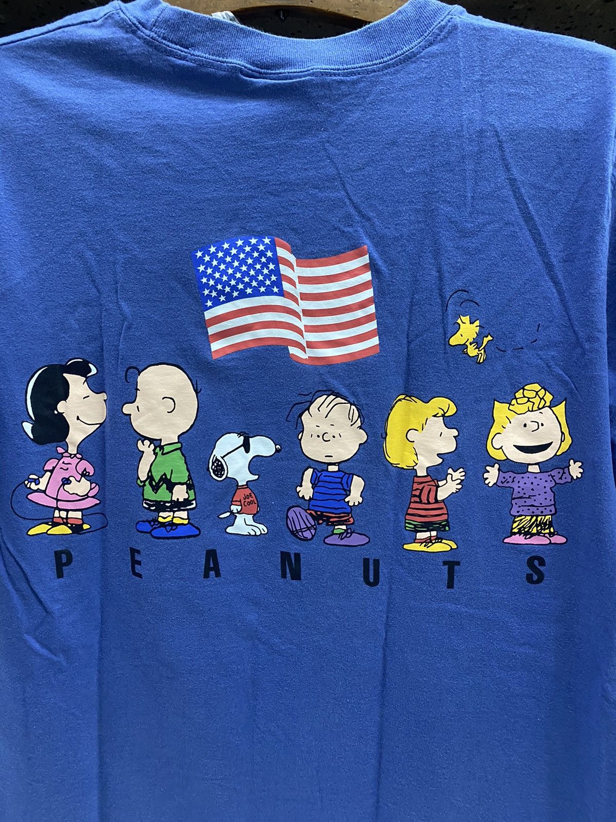 Vintage PEANUTS AMERICA TSHIRT Size US M / EU 48-50 / 2 - 5 Thumbnail