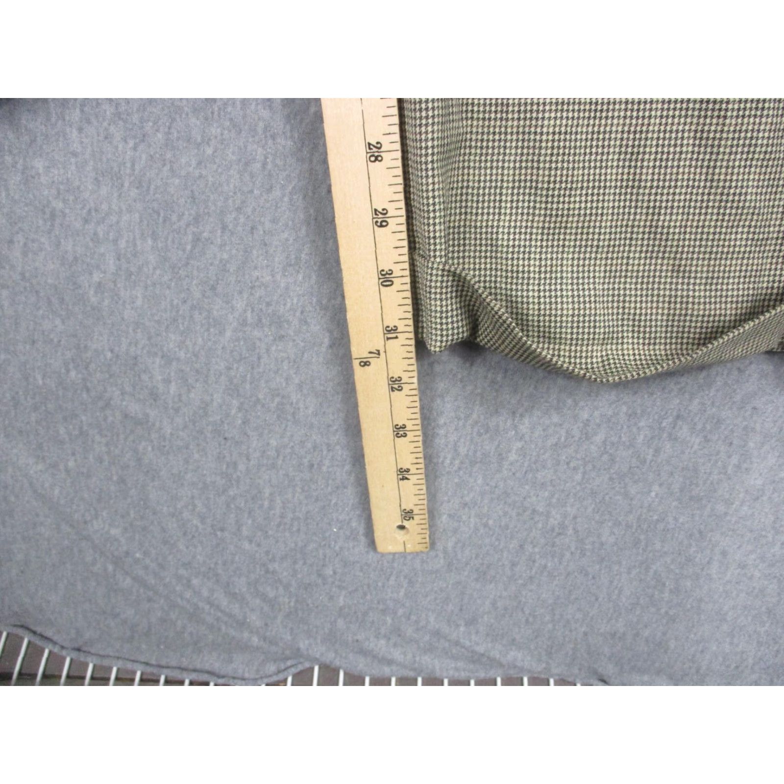Ralph Lauren Lauren Ralph Lauren Pants Mens 38x30 Brown Houndstooth Pleated Cuffed Dress Size US 38 / EU 54 - 7 Thumbnail