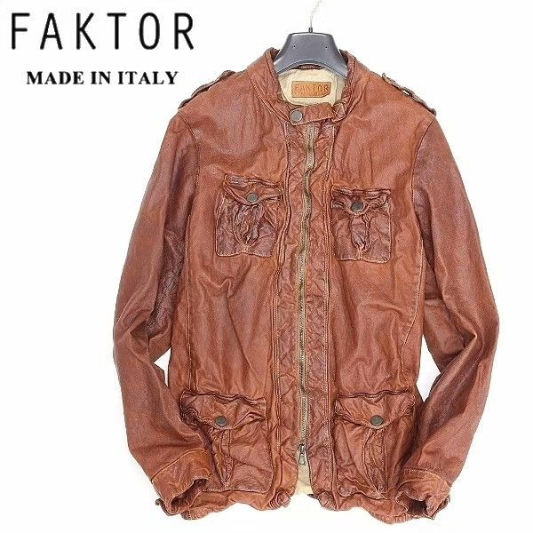 Factorie FAKTOR Buffalo Leather Rider Jacket Italy S Size US S / EU 44-46 / 1 - 1 Thumbnail